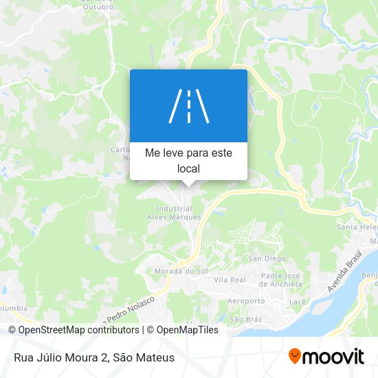 Rua Júlio Moura 2 mapa