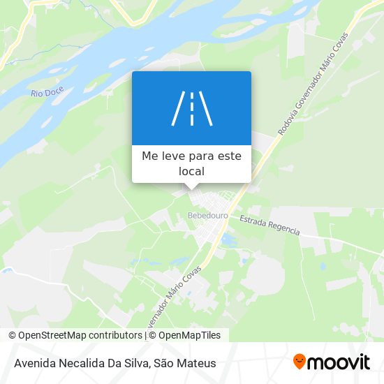 Avenida Necalida Da Silva mapa