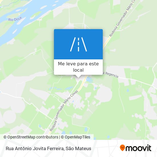 Rua Antônio Jovita Ferreira mapa