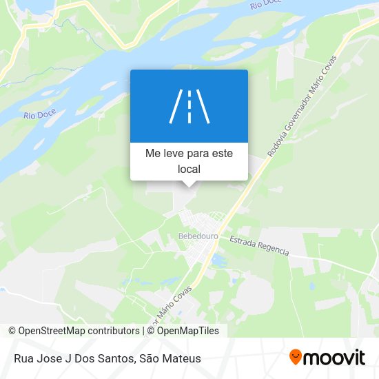 Rua Jose J Dos Santos mapa