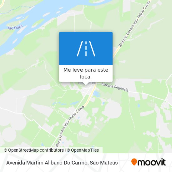 Avenida Martim Alibano Do Carmo mapa