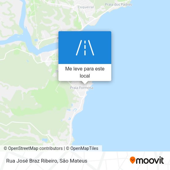 Rua José Braz Ribeiro mapa