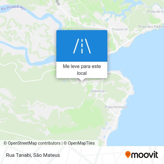 Rua Tanabi mapa