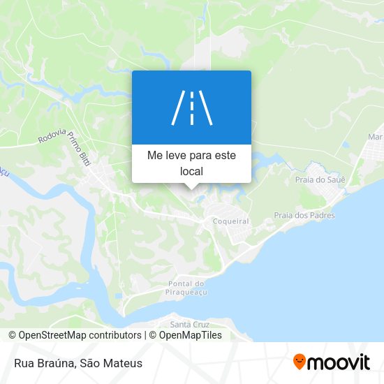 Rua Braúna mapa