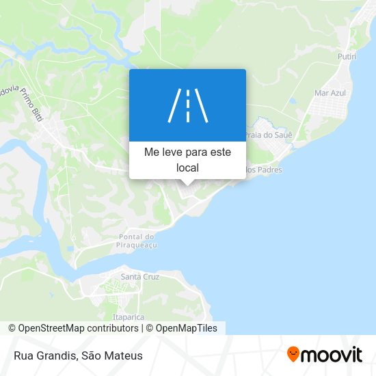 Rua Grandis mapa