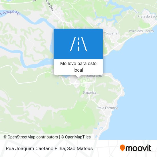 Rua Joaquim Caetano Filha mapa