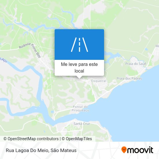 Rua Lagoa Do Meio mapa