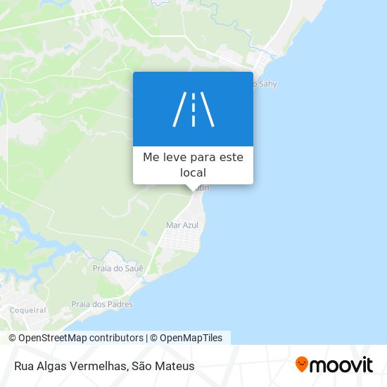 Rua Algas Vermelhas mapa