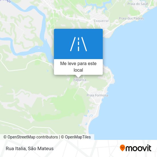 Rua Italia mapa