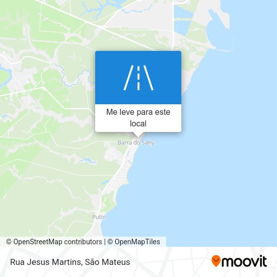 Rua Jesus Martins mapa