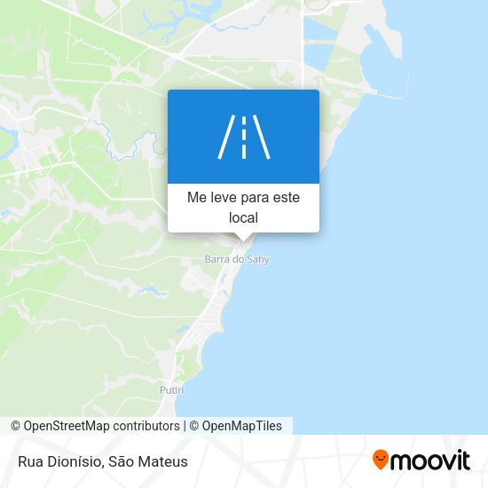 Rua Dionísio mapa