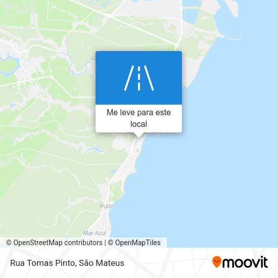 Rua Tomas Pinto mapa