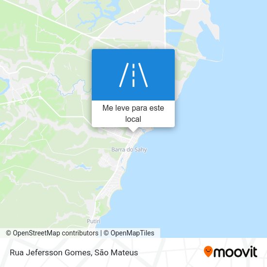 Rua Jefersson Gomes mapa