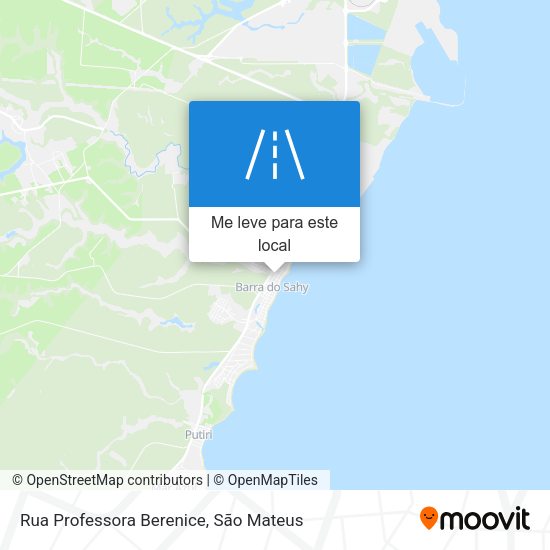 Rua Professora Berenice mapa