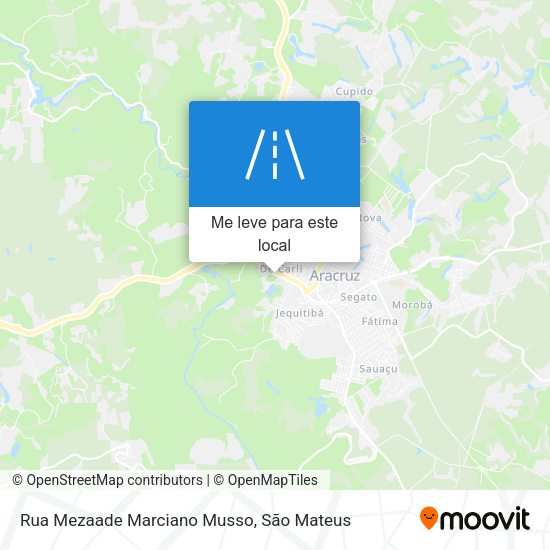 Rua Mezaade Marciano Musso mapa