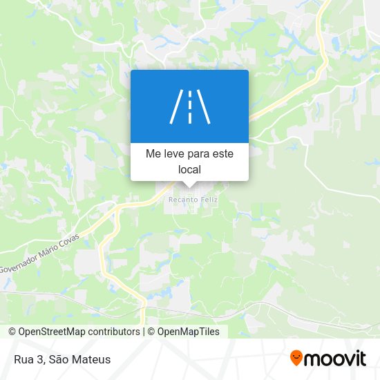 Rua 3 mapa