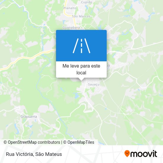 Rua Victória mapa