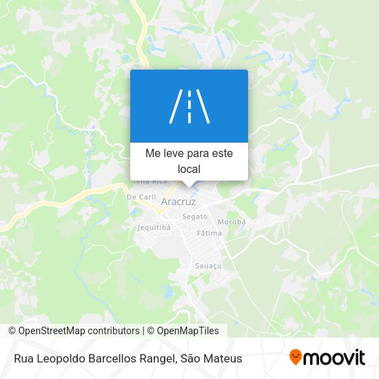 Rua Leopoldo Barcellos Rangel mapa