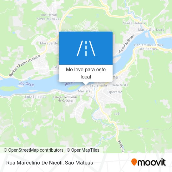 Rua Marcelino De Nicoli mapa