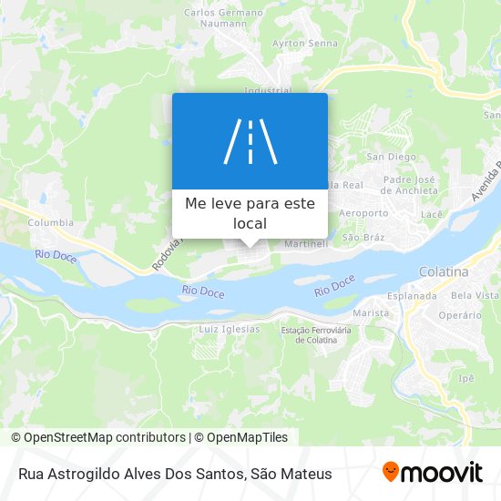 Rua Astrogildo Alves Dos Santos mapa