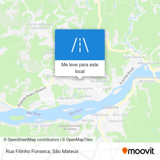 Rua Filinho Fonseca mapa