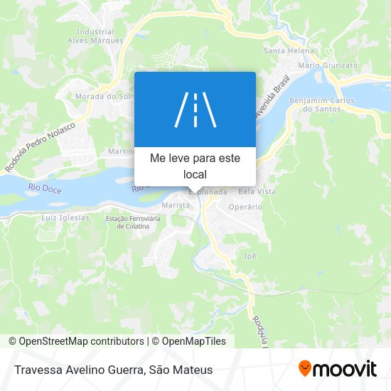 Travessa Avelino Guerra mapa