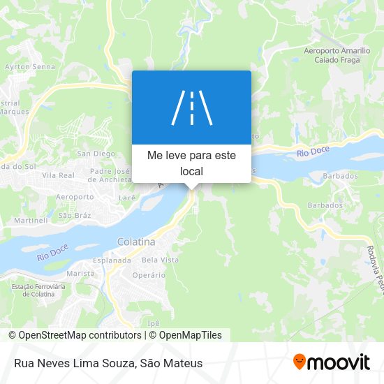 Rua Neves Lima Souza mapa
