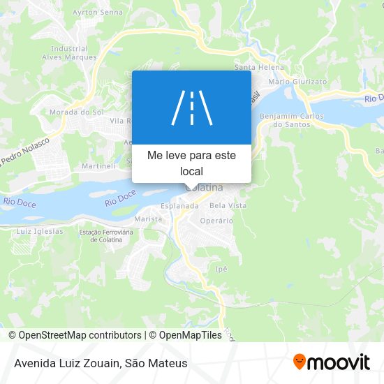 Avenida Luiz Zouain mapa