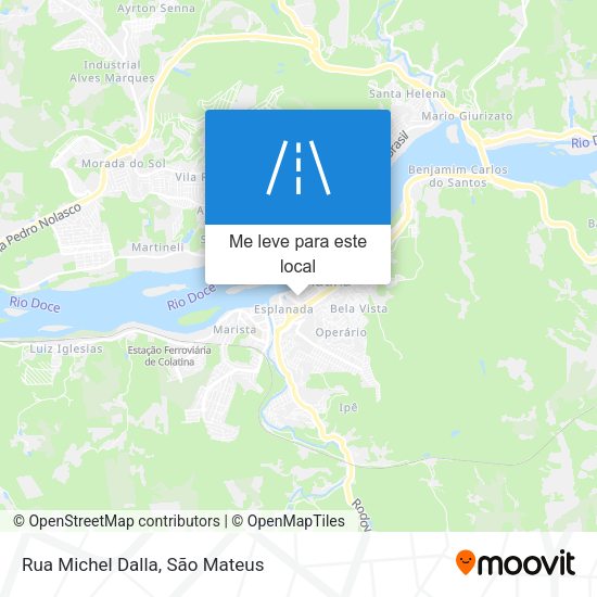 Rua Michel Dalla mapa