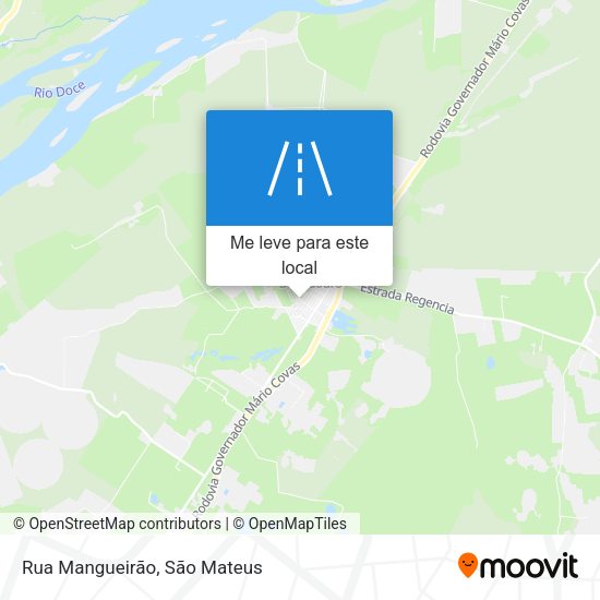 Rua Mangueirão mapa
