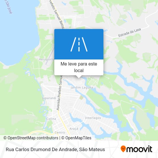 Rua Carlos Drumond De Andrade mapa