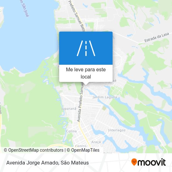 Avenida Jorge Amado mapa
