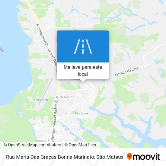 Rua Maria Das Graças Bonna Marinato mapa