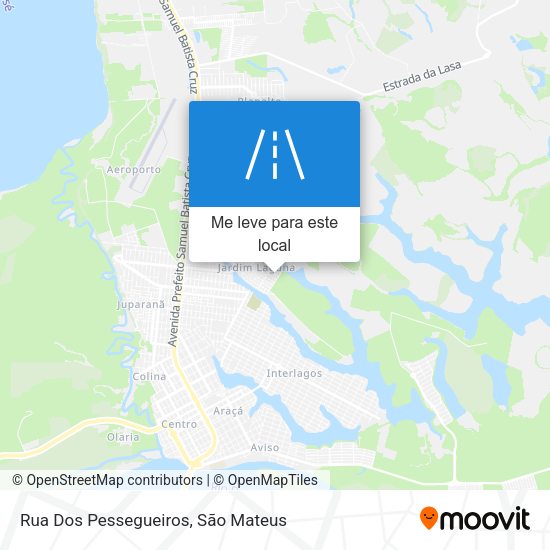 Rua Dos Pessegueiros mapa