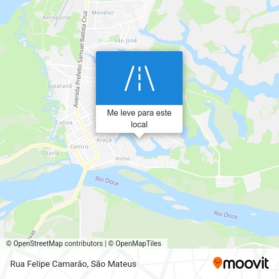 Rua Felipe Camarão mapa