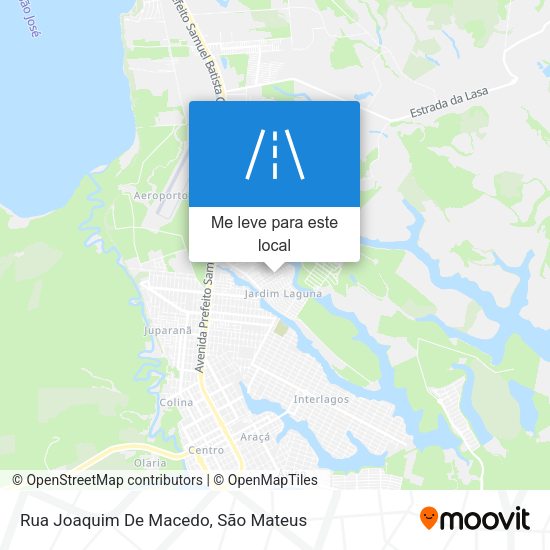 Rua Joaquim De Macedo mapa