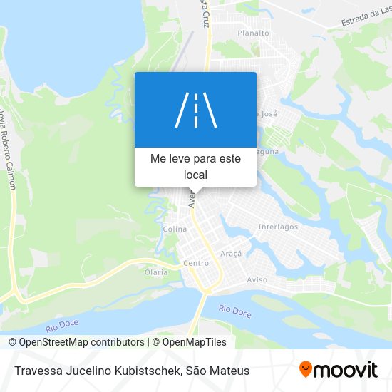 Travessa Jucelino Kubistschek mapa