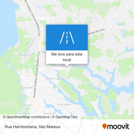 Rua Harrisoniana mapa