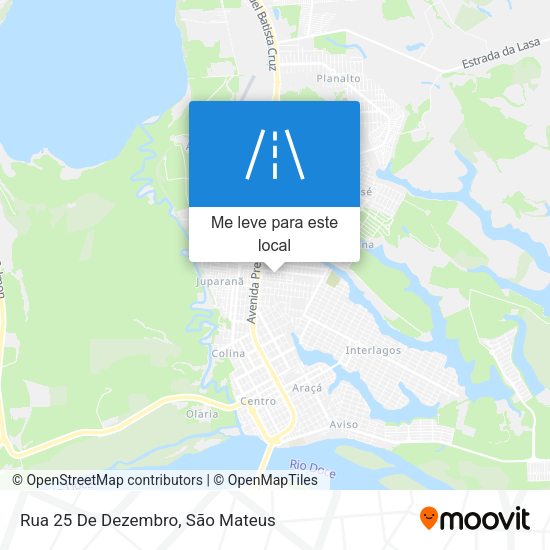 Rua 25 De Dezembro mapa