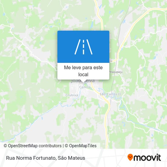 Rua Norma Fortunato mapa