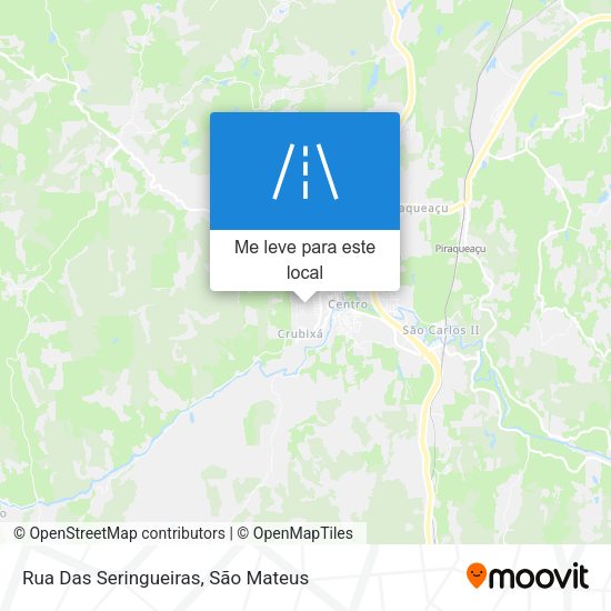 Rua Das Seringueiras mapa