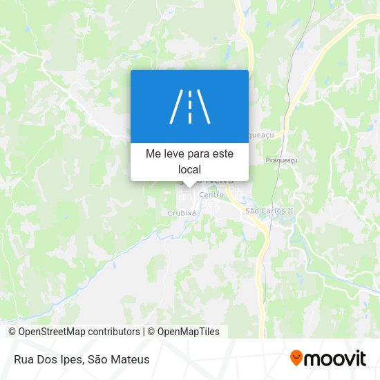 Rua Dos Ipes mapa