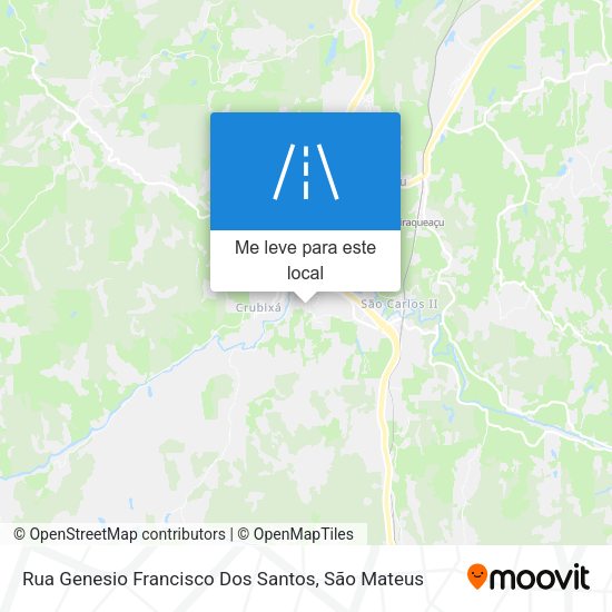 Rua Genesio Francisco Dos Santos mapa