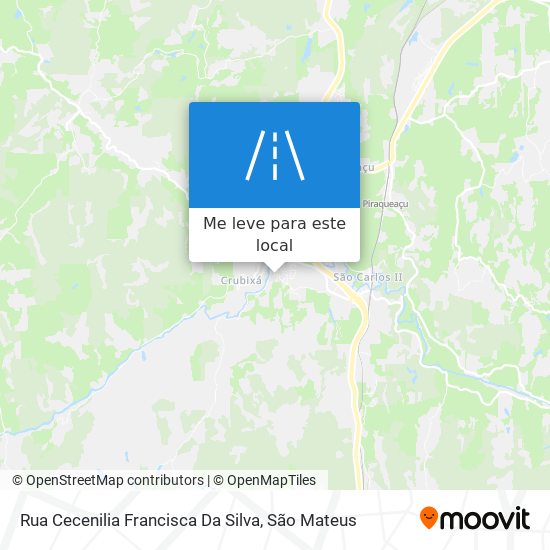 Rua Cecenilia Francisca Da Silva mapa