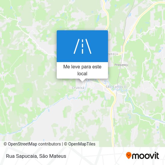 Rua Sapucaia mapa