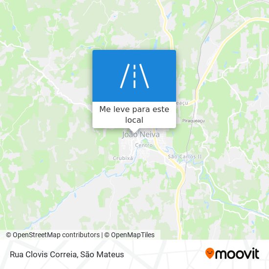 Rua Clovis Correia mapa