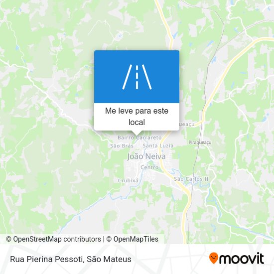Rua Pierina Pessoti mapa