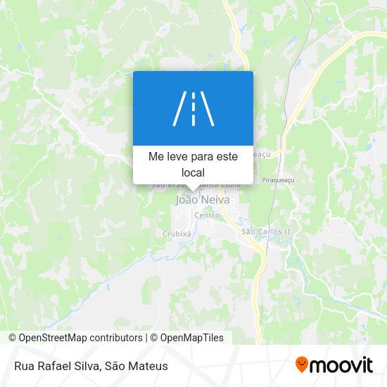 Rua Rafael Silva mapa