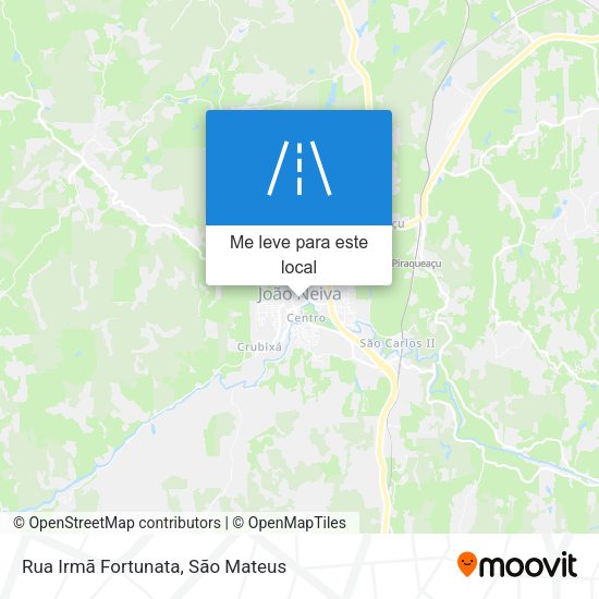 Rua Irmã Fortunata mapa