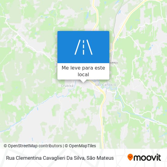 Rua Clementina Cavaglieri Da Silva mapa